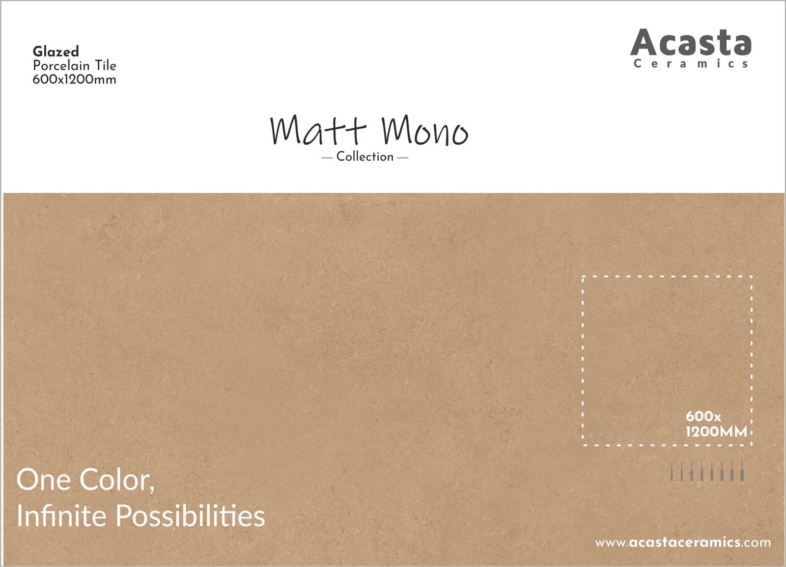 Matt Monotone Glazed Porcelain Tiles