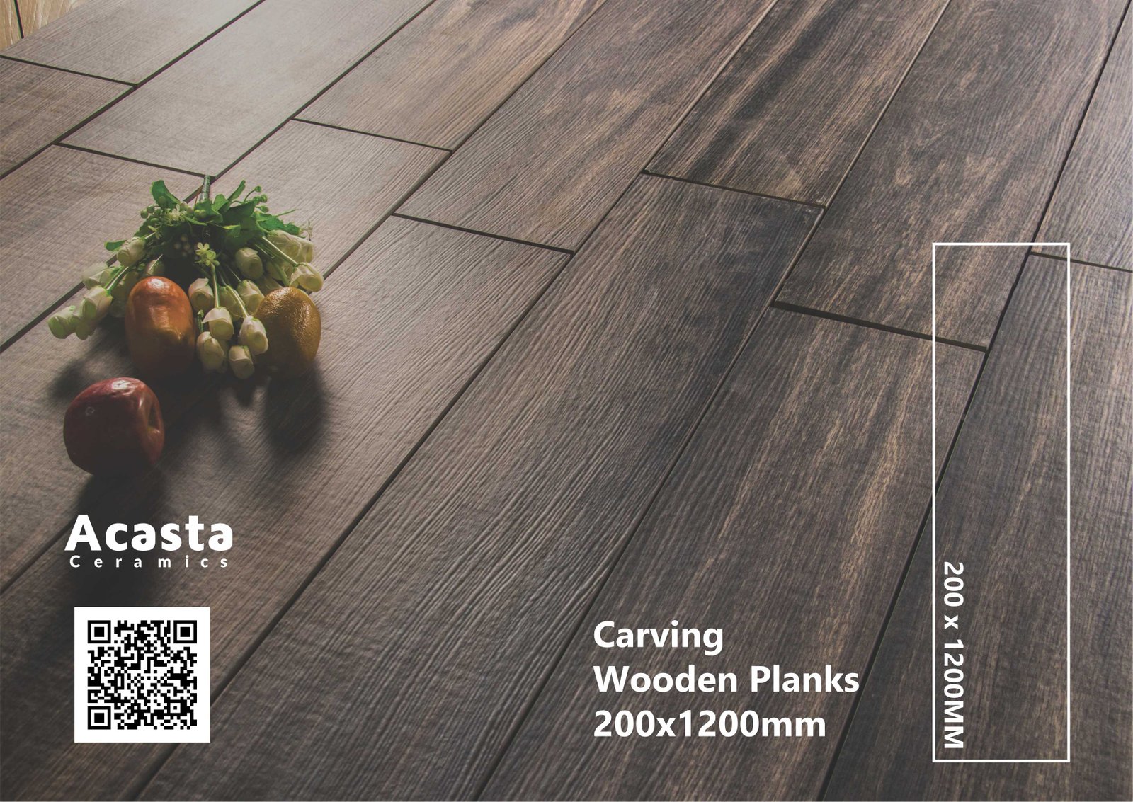 Carving 200x1200mm Wooden Planks 
