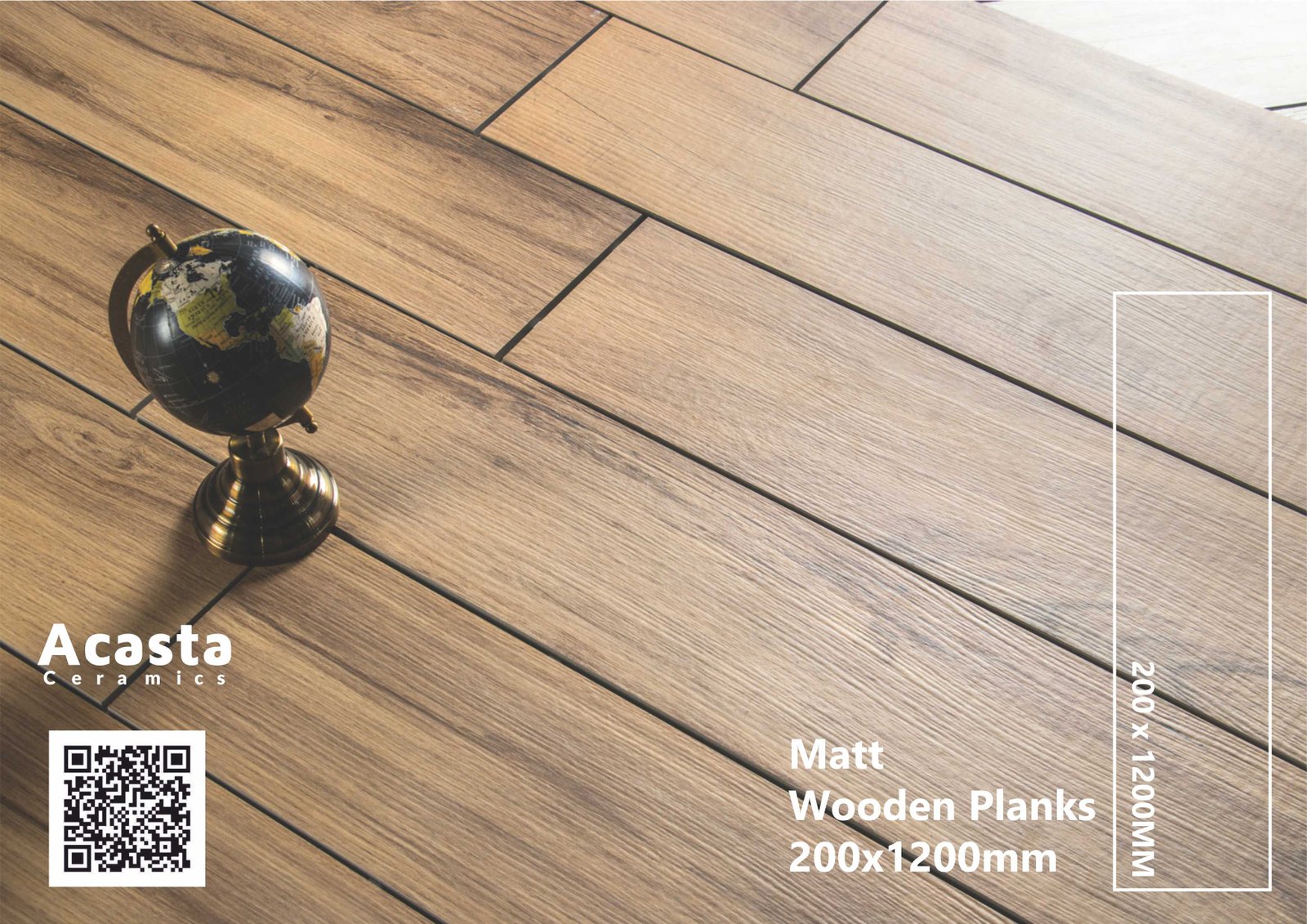 Matt 200x1200mm Wooden Planks Part 1